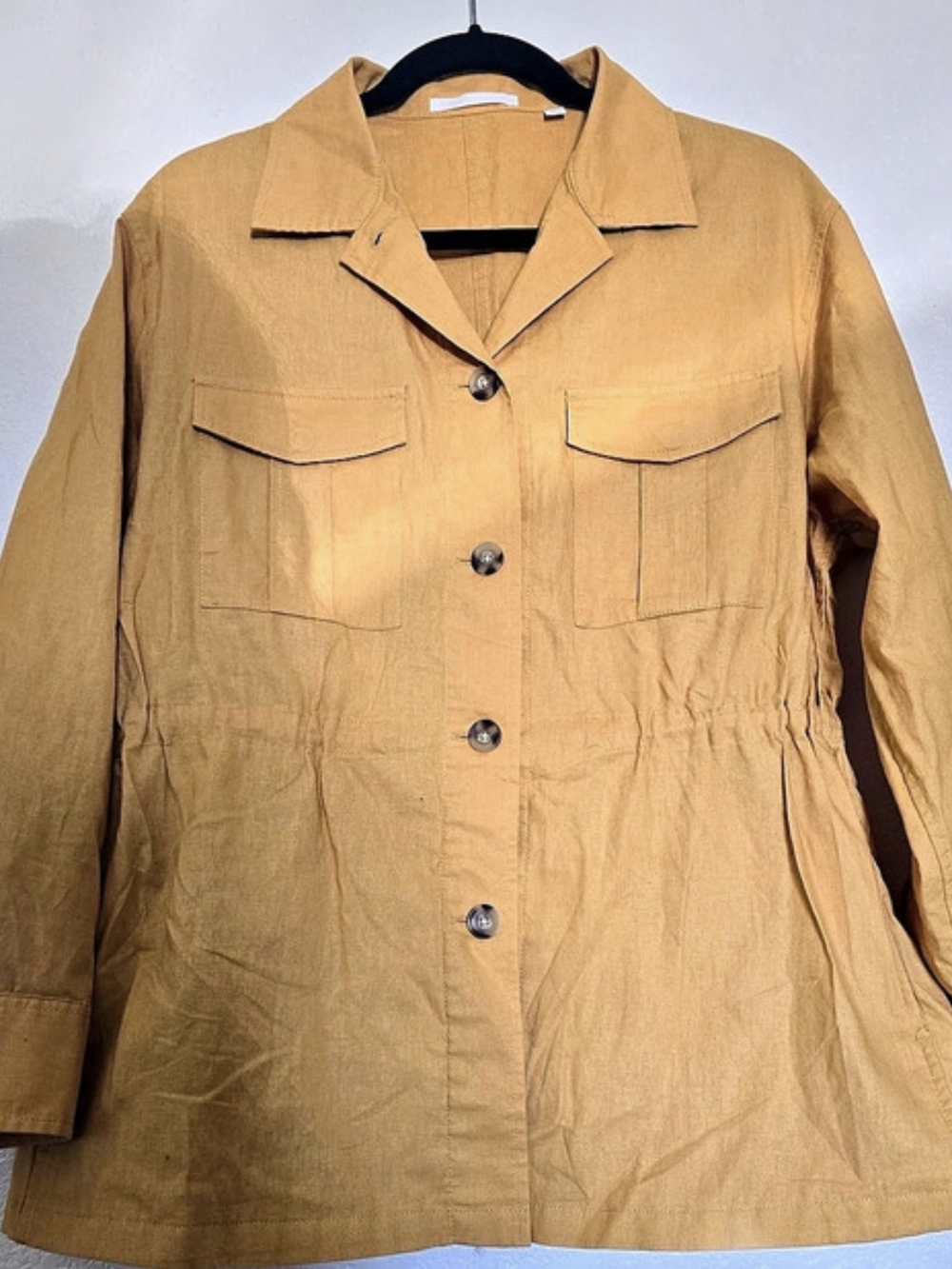 UNIQLO Linen Cotton Utility Jacket Size Medium